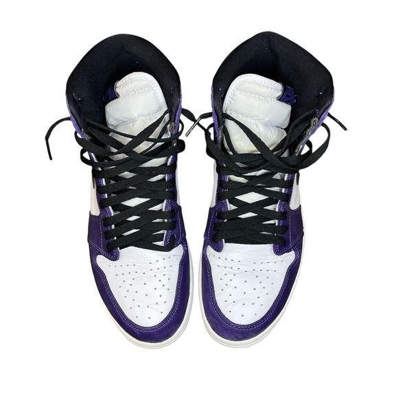 Nike Air Jordan 1 Retro High OG Men’s Size 11 Purple/Black/White WITH BOX! - Picture 3 of 8